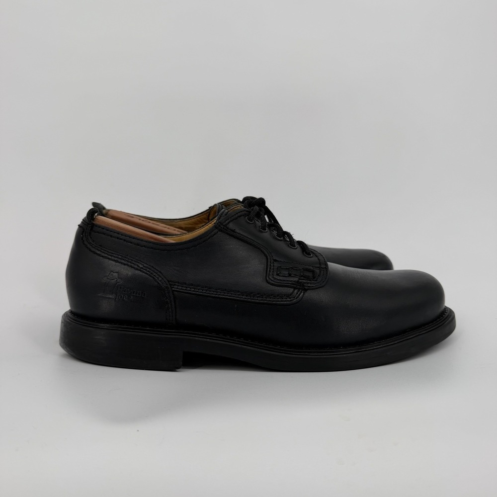 Havana Joe Black Leather Oxfords Made in Spain Men's EU 45 (US 11.5‑12) Comfort